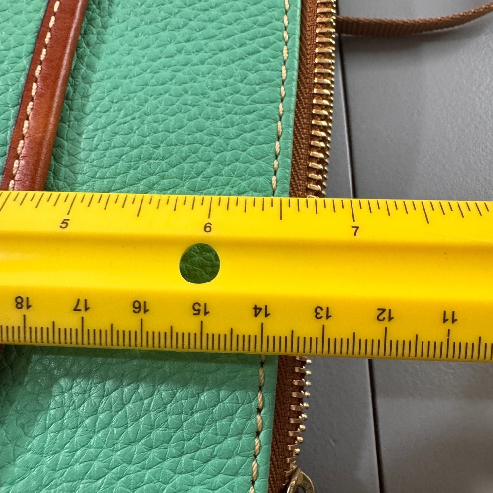Dooney & Bourke Crossbody Bag Womens Small Mint Green Good Pebbled Leather 6276 - Picture 14 of 16